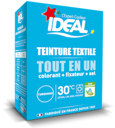 IDEAL / ESWACOLOR  Teinture textile BLEU PETROLE pour coton, lin